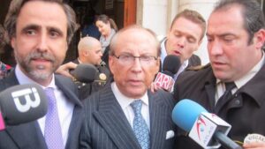 El ya fallecido patriarca tras pasar una noche en el calabozo en Palma