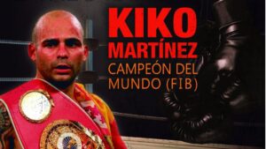 Kiko Mart&iacute;nez el varias veces campe&oacute;n de boxeo en la categor&iacute;a supergallo