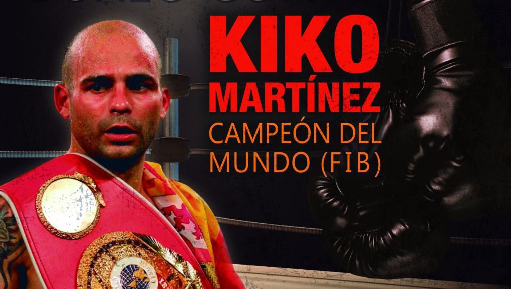 Kiko Martínez el varias veces campeón de boxeo en la categoría supergallo