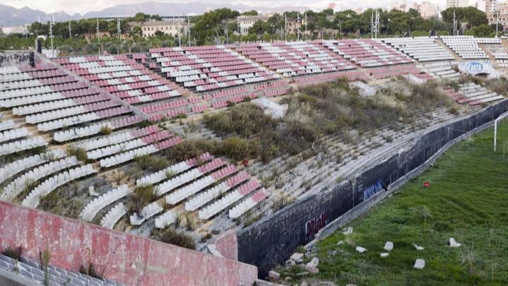 Una vista del viejo campo del Mallorca