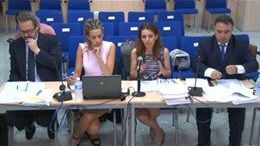 Una de las sesiones del juicio