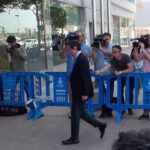 El expresident llegando cabizbajo a la EBAP