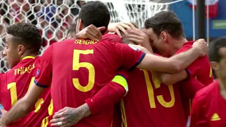 Celebracion gol España