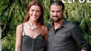 Mario Biondo con su mujer la presentadora espa&ntilde;ola Raquel S&aacute;nchez Silva