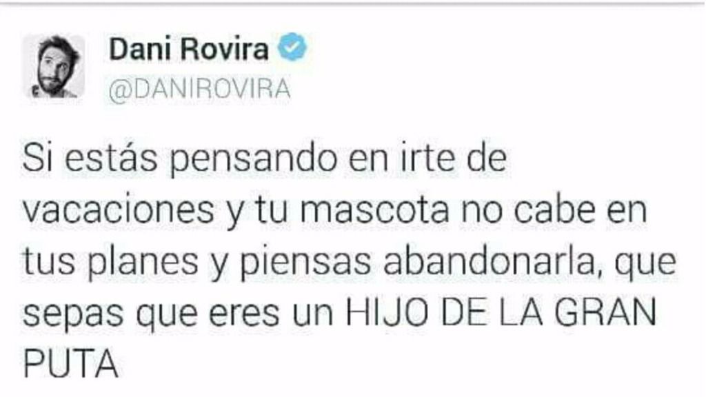 El actor malagueño es un gran defensor de los animales