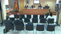 Iñaki Urdangarín de espaldas en la vista oral