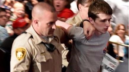 En el momento de la detención