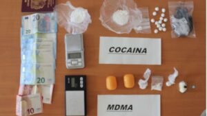 Drogas, dinero y efectos incautados