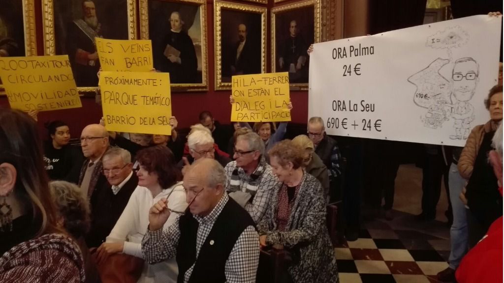 Manifestación Vecino La Seu