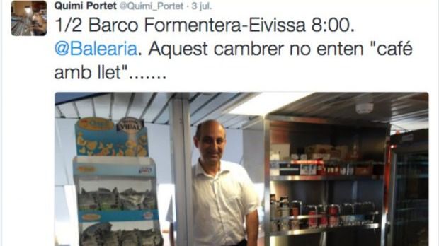Tuit que colgó el exguitarrista de 'El último de la fila' en su cuenta