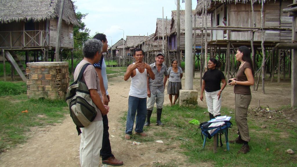 Claudia Paredes se desplazó a la zona