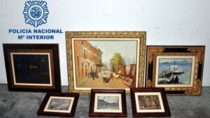Las 6 obras recuperadas