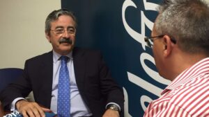 Entrevista realizada en la sede de Telef&oacute;nica en Palma