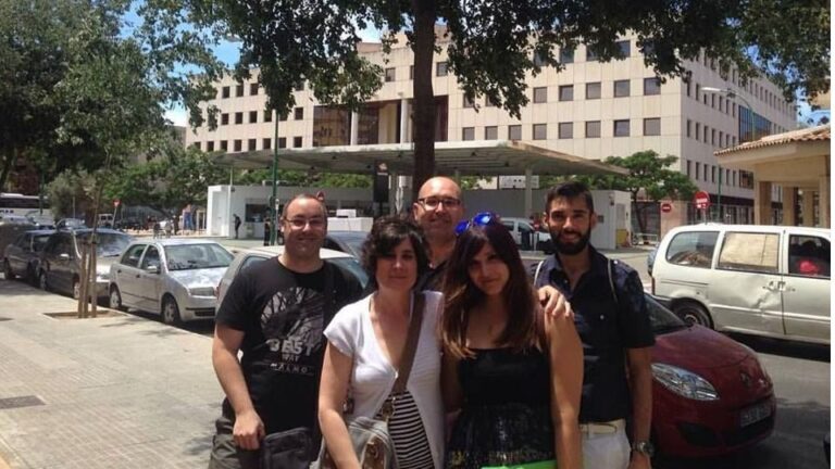 La directiva de la AFiT después de la reunión con la conselleria