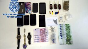 robo dinero y drogas