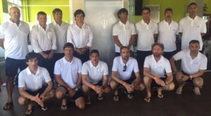 El equipo Maserati al completo