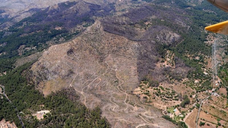 Una imagen aérea de la Serra