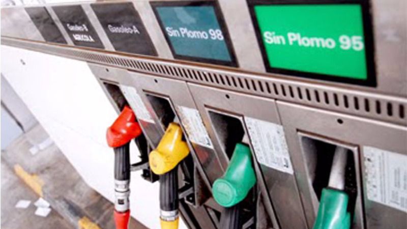 1,24 euros la gasolina y 1,1 euros el gasóleo