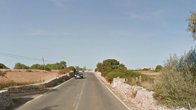 Carretera de Ses Salines a la Colònia de Sant Jordi