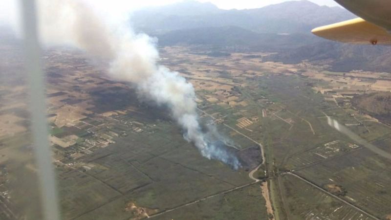 El parque natural no ha resultado afectado por las llamas
