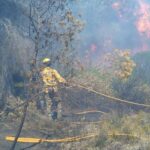 Desde el IBANAT dan el incendio por estabilizado a falta de controlarlo