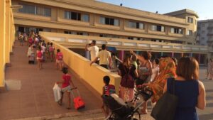 vuelta al cole alumnos escuelas colegio curso