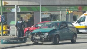 Un accidente de archivo en la calle Arag&oacute;n