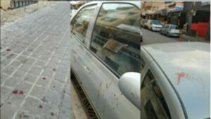 Sangre por la calle y en los coches