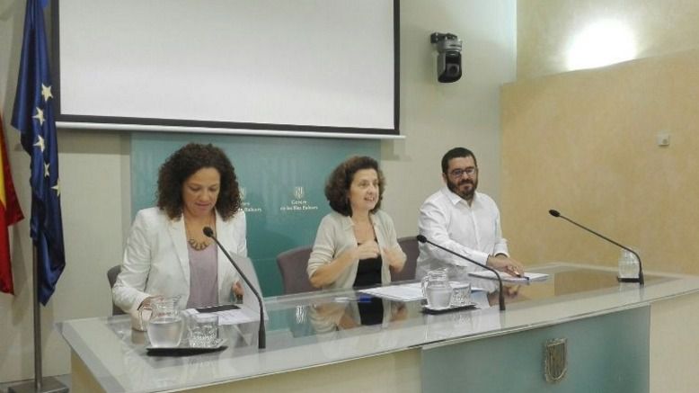 Cladera, Santiago y Vidal, tras el Consell de Govern