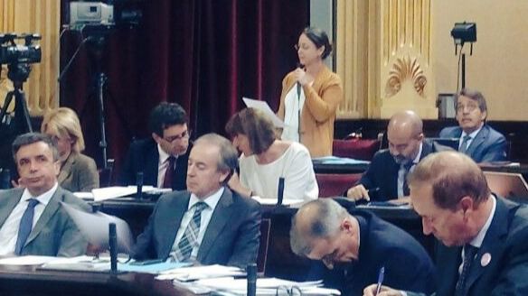 Olga Ballester en su intervención