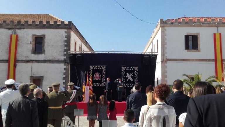 El coronel y el secretario general de la Delegaci&oacute;n del Gobierno en Baleares