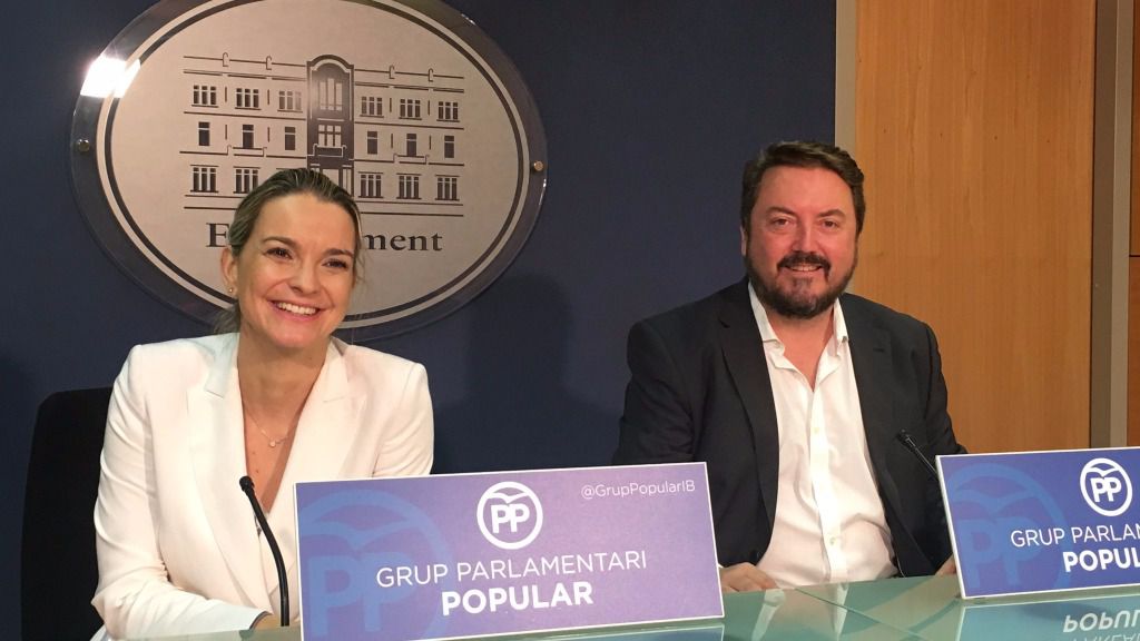 Los diputados Marga Prohens y Antoni Camps