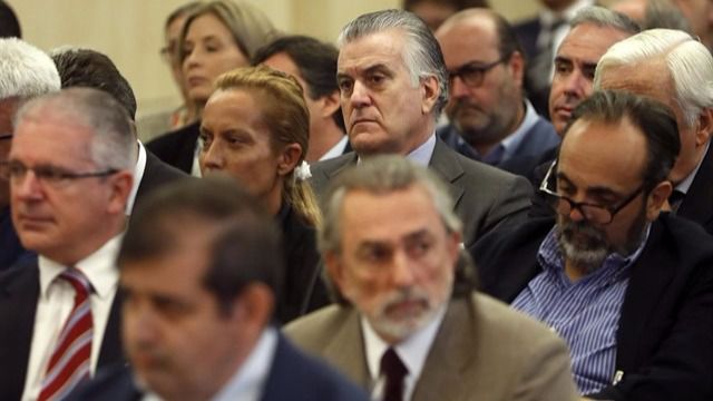 Luis Bárcenas, en el banquillo del juicio por la trama Gürtel