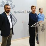 Duran, flanqueada por Aguiló y Sánchez