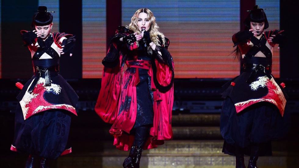 Madonna en concierto