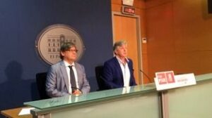 Los diputados socialistas Thom&agrave;s y Casanova