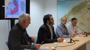 Vicen&ccedil; Vidal ha comparecido junto a representantes de Mar Blava