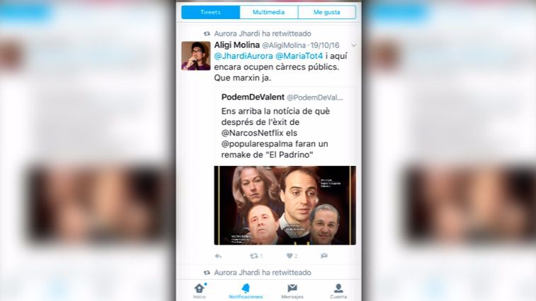 El tuit de la polémica