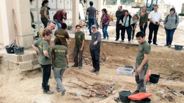 exhumación de la fosa común de Porreres Guerra Civil franquismo