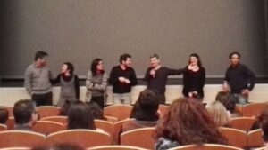 Jarabo, en el centro de la presentaci&oacute;n de "Flames a la fosca" en febrero