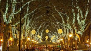 Es uno de los rincones m&aacute;s bonitos de Ciutat en Navidad
