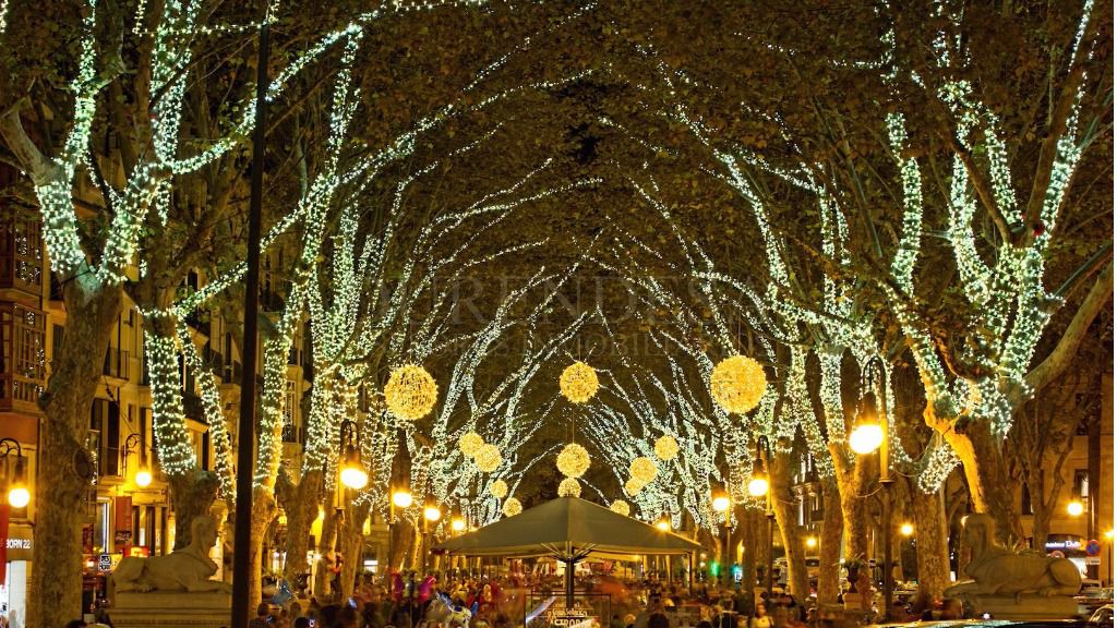 Es uno de los rincones más bonitos de Ciutat en Navidad