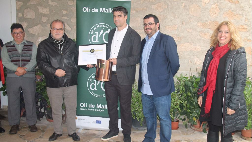 Andreu Manresa recibiendo el premio
