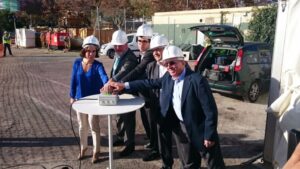 Directivos de Meli&aacute; y autoridades han dado el pistoletazo de salida a las obras