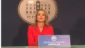 Imagen de la portavoz del PP en el Parlament, Marga Prohens