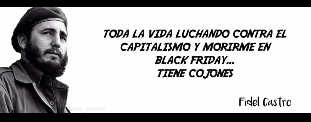 Fidel Castro Black Friday viral