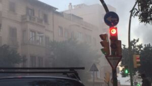 incendio calle Niceto Alcal&aacute; Zamora