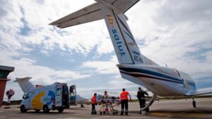 avion ambulancia