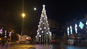 arbol navidad y carpa vila