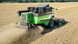 Cosecha cereales campo